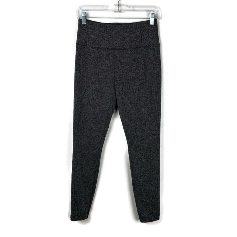 Athleta Delancey Herringbone Tight Athletic Workout Leggings in Gray